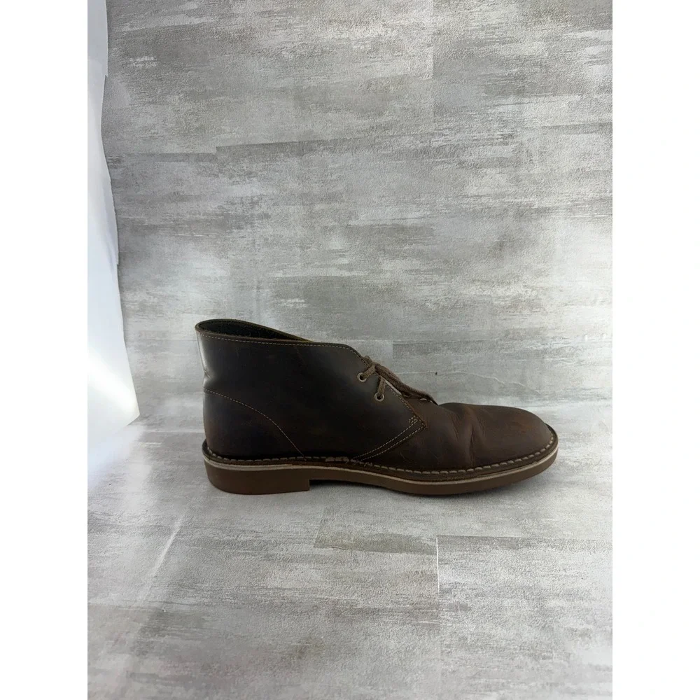 Clarks Bushacre 3 Men Beeswax Brown Leather Chukka Desert Boots 2608 286 Sz 10M